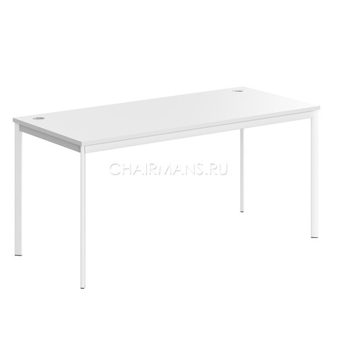 Стол прямой Skyland IMAGO-S СП-4S белый/белый полуматовый