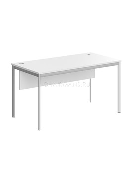 Стол прямой Skyland IMAGO-S СП-3SD белый/алюминий, изображение 1