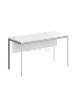 Стол прямой Skyland IMAGO-S СП-3.1SD белый/алюминий, изображение 1