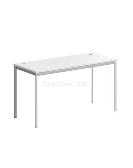 Стол прямой Skyland IMAGO-S СП-3.1S белый/алюминий, изображение 1