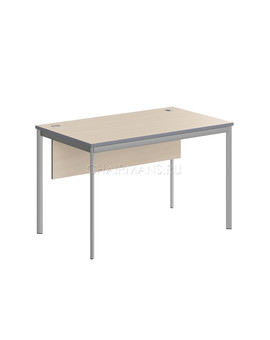 Стол прямой Skyland IMAGO-S СП-2SD клен/алюминий, изображение 1