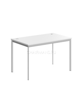 Стол прямой Skyland IMAGO-S СП-2S белый/алюминий, изображение 1