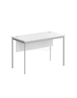 Стол прямой Skyland IMAGO-S СП-2.1SD белый/алюминий, изображение 1