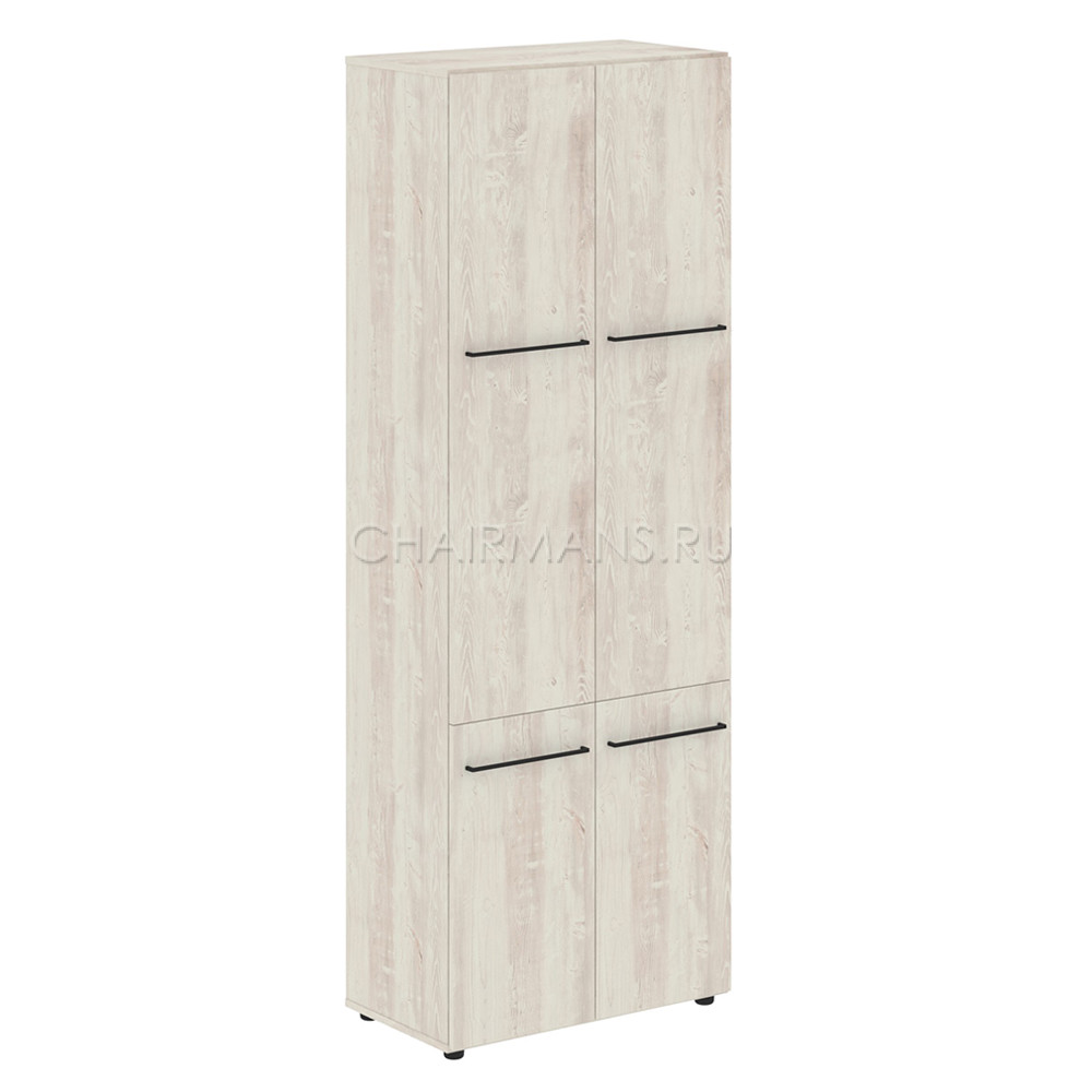 Шкаф с глухими средними и малыми дверьми Skyland LOFTIS LHC 80.3 сосна эдмонт