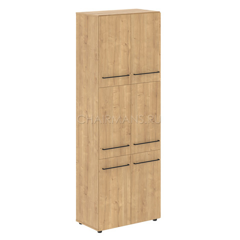 Шкаф с 3-мя комплектами глухих малых дверей Skyland LOFTIS LHC 80.8 дуб бофорд