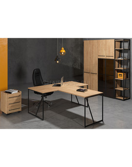 Шкаф с глухими дверьми Skyland LOFTIS LHC 80.1 сосна эдмонт, изображение 2