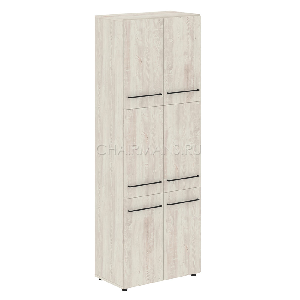 Шкаф с 3-мя комплектами глухих малых дверей Skyland LOFTIS LHC 80.8 сосна эдмонт
