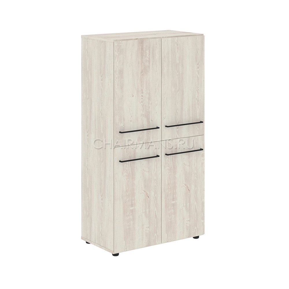 Шкаф с 2-мя комплектами глухих малых дверей Skyland LOFTIS LMC 80.4 сосна эдмонт