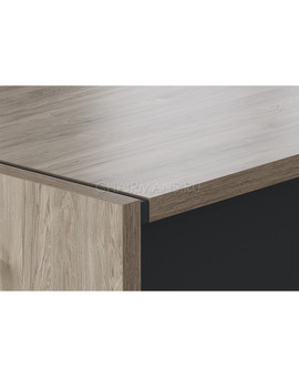 Тумба приставная Skyland LOFTIS MCRT1055(L) антрацит/кария пальмира, изображение 2