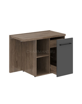 Тумба приставная Skyland LOFTIS MCRT1055(R) антрацит/кария пальмира, изображение 1