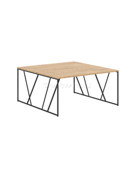 Стол компьютерный Skyland LOFTIS LWST 1516 дуб бофорд/черный, изображение 1