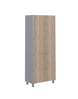 Шкаф Skyland OFFIX-NEW OHC 87.1 дуб сонома светлый/металлик, изображение 1