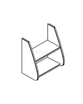 Полка Skyland OFFIX-NEW OWS 62 металлик, изображение 2