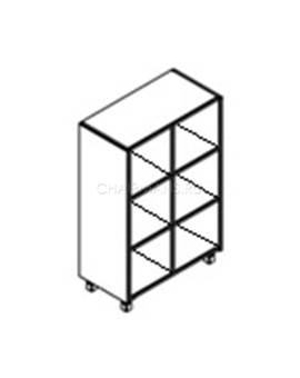 Каркас шкафа Skyland OFFIX-NEW OMC 87 металлик, изображение 2