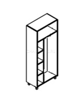 Каркас шкафа Skyland OFFIX-NEW OCW 87 металлик, изображение 2