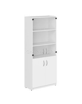 Шкаф комбинированный Skyland SIMPLE SR-5W.2 белый, изображение 1