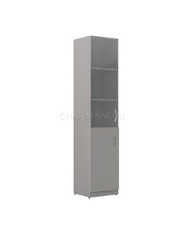 Шкаф колонка комбинированная Skyland SIMPLE SR-5U.2(L) серый, изображение 1