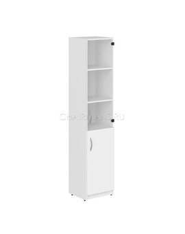 Шкаф колонка комбинированная Skyland SIMPLE SR-5U.2(R) белый, изображение 1
