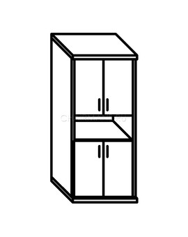 Шкаф Skyland SIMPLE SR-5W.4 легно темный, изображение 2