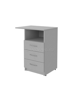Тумба приставная с фолдингом Skyland SIMPLE SC-3D.2 L серый, изображение 1