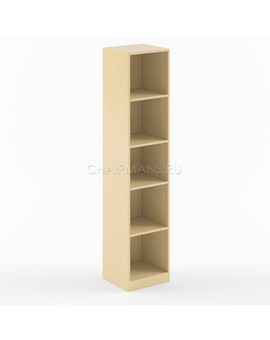 Стеллаж узкий Skyland SIMPLE SR-5U легно светлый, изображение 1