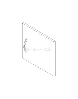 Дверь для антресолей Skyland SIMPLE SD-1AR легно светлый, изображение 2
