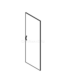 Дверь высокая Skyland SIMPLE SD-6B дуб сонома светлый, изображение 2