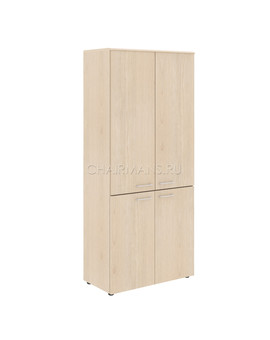 Шкаф с глухими средними и малыми дверьми Skyland WAVE WHC 85.3 бук тиара, изображение 1