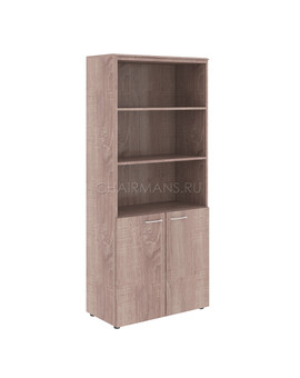 Шкаф с 1 комплектом глухих малых дверей и топом Skyland WAVE WHC 85.5 дуб сонома, изображение 1