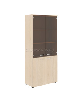 Шкаф комбинированный с топом Skyland WAVE WHC 85.2 бук тиара, изображение 1