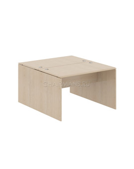 Стол 2-х местный Skyland WAVE W2ST 127 бук тиара, изображение 1