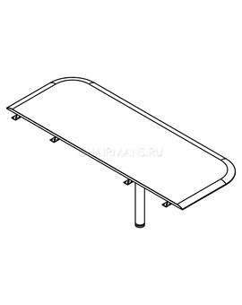 Приставка Skyland WAVE WKD 166 дуб сонома, изображение 2