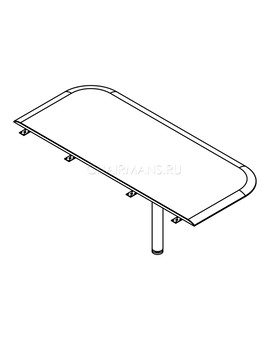 Приставка Skyland WAVE WKD 146 дуб сонома, изображение 2