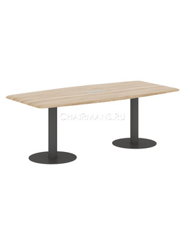 Конференц стол Skyland WAVE WCST 2211 бук тиара/антрацит, изображение 1