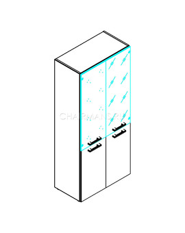 Шкаф комбинированный Skyland XTEN XHC 85.2 дуб сонома/рено, изображение 2