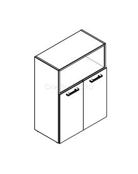 Шкаф Skyland XTEN XMC 85.3 дуб сонома/рено, изображение 2
