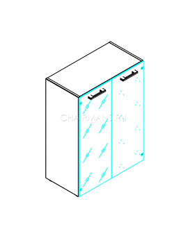 Шкаф Skyland XTEN XMC 85.2 дуб сонома/рено, изображение 2