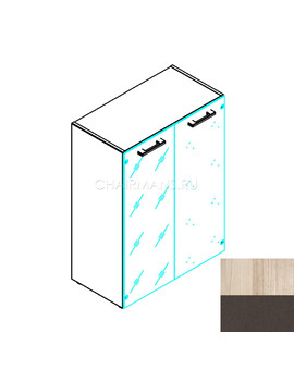 Шкаф Skyland XTEN XMC 85.2 бук тиара/рено, изображение 2