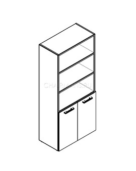 Шкаф Skyland XTEN XHC 85.5 белый, изображение 2