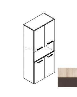 Шкаф Skyland XTEN XHC 85.4 бук тиара/рено, изображение 2