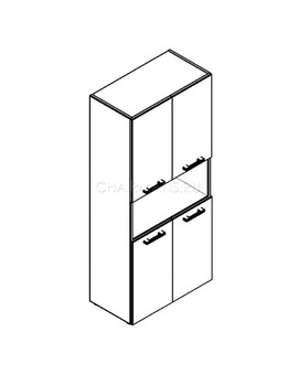 Шкаф Skyland XTEN XHC 85.4 белый, изображение 2