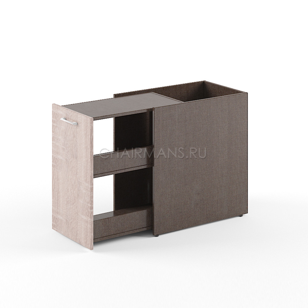Кликните для увеличения изображения Тумба с выдвижной секцией Skyland XTEN XDLS 720 дуб сонома/рено