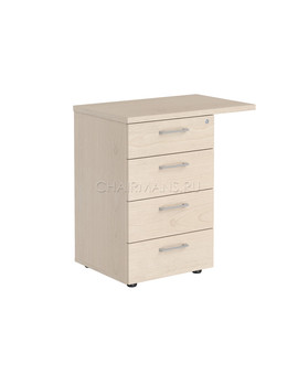 Тумба приставная с фолдингом Skyland XTEN XLC-4D.2 бук тиара, изображение 1