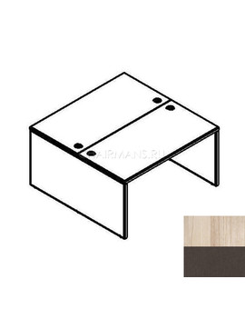 Стол двойной Skyland XTEN X2ST 127 бук тиара/рено, изображение 2