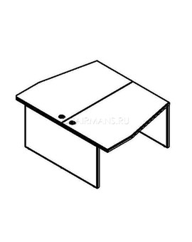 Стол двойной Skyland XTEN X2CT 169.3 береза норд, изображение 2