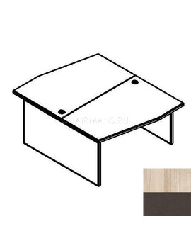 Стол двойной Skyland XTEN X2CT 169.1 бук тиара/рено, изображение 2