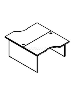 Стол двойной Skyland XTEN X2CET 169.1 легно темный, изображение 2