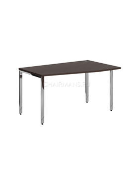Стол эргономичный Skyland XTEN GLOSS XGCT 149(R) легно темный/нержавейка полированная, изображение 1