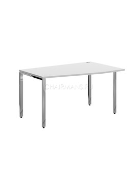 Стол эргономичный Skyland XTEN GLOSS XGCT 149(R) белый/нержавейка, изображение 1