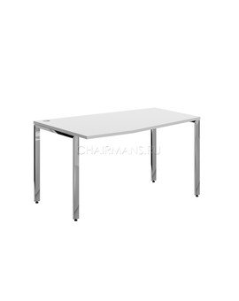 Стол эргономичный Skyland XTEN GLOSS XGCT 149(L) белый/нержавейка, изображение 1